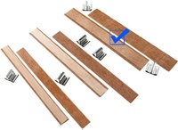 Sumbu Lilin Kayu 2 Lapis 13*150 mm / Sumbu Lilin Kayu Ganda / Sumbu Lilin Kayu Ganda untuk Lilin Kedelai DIY