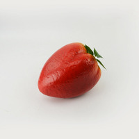 Fournisseur direct du fabricant, fruits simulés en mousse, modèles de fruits de taille naturelle, ornements d'extérieur, modèles de pommes, pêches de longévité