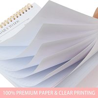 Agenda de regalo personalizada, cuaderno en espiral, cosas que hacer, planificador de tareas, Bloc de notas, lista de tareas diarias sin fecha, Bloc de notas para el trabajo y la escuela