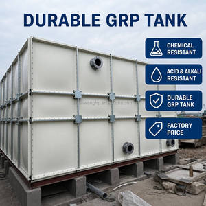 Tanque de Agua de Fibra de Vidrio FRP de Alta Calidad, <span class=keywords><strong>Cisterna</strong></span> de Líquido Potable GRP, Recipiente a Presión, Garantía de Fábrica, Venta al Por Mayor - Product Image 3