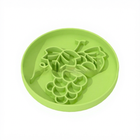 Gamelle anti-glouton en silicone de qualité alimentaire en forme de raisin, directement de l'usine, pour l'alimentation des chiens