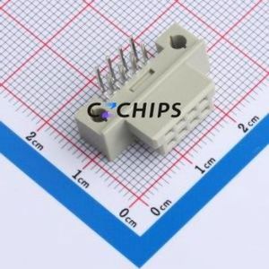 9001-38081C00A DIN41612 Connector Bent Lead Through Hole,P=2.54mm Connector 8P 2 2.54mm Right Angle Insert - Product Image 1