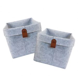 Panier de rangement en feutre en gros, panier de rangement domestique, boîte de rangement pour vêtements et jouets - Product Image 5