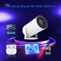 Ihomelife HY300 PRO projecteur Android intelligent Portable 4K WIFI6 mise à niveau sans fil Android 12 système d'exploitation pour une utilisation Home cinéma