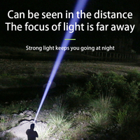 Lampe torche tactique LED haute performance rechargeable et zoomable en alliage d'aluminium pour le camping en extérieur et les situations d'urgence