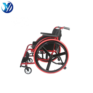 运动轮椅轻型手动铝轮4英寸24英寸后轮成人运动轮椅 - Product Image 2