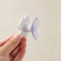 Support de rangement pour évier à ventouse trèfle à quatre feuilles, sans perçage, pour éponge, tampon à récurer et éponge métallique, pour cuisine, modèle international
