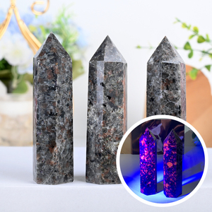 หินธรรมชาติทรงหกเหลี่ยม คริสตัลโยปเปอร์ไลท์  สำหรับตกแต่ง ขายส่ง - Product Image 1