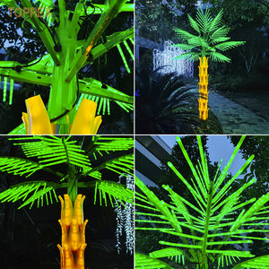 <span class=keywords><strong>Palmiers</strong></span> éclairés extérieurs artificiels à LED <span class=keywords><strong>palmiers</strong></span> lumineux illuminés pour décorations de vacances éclairage aménagement paysager - Product Image 3