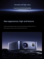Projecteur portable LCD Android 9 8K Ultra HD 2026 avec batterie intégrée (2-3 heures), 2500 lumens, haut-parleurs intégrés, 8 Go
