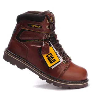 2022 factory price American big size 14 brown black Steel Toe Men Industrial Working Hiking Safety Boots