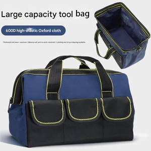 Sac de transport et d'organisation <span class=keywords><strong>à</strong></span> fermeture éclair en tissu Oxford 600D, étanche, portable, avec fond rigide, pour outils <span class=keywords><strong>à</strong></span> main, idéal pour les entrepreneurs - Vente chaude - Product Image 2