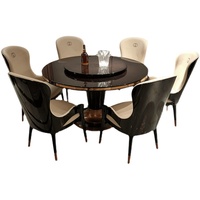 Juego de Comedor Moderno de Metal Convertible Furnistyle, con Centro Giratorio para Uso en la Cocina, Nueva Llegada