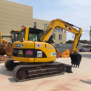 Mini-excavatrice Caterpillar 308CR d'occasion, capacité 8 tonnes, excellentes performances de travail, excavatrices Cat - Product Image 1