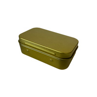 Boîte en métal rectangulaire classique, multifonctionnelle, moulée par injection, finition sablée, pliable, capacité 10-20L, pour cigarettes