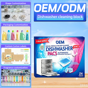 Tablettes de nettoyage pour <span class=keywords><strong>lave</strong></span>-<span class=keywords><strong>vaisselle</strong></span> OEM ODM au parfum de citron, nettoyage <span class=keywords><strong>en</strong></span> profondeur, produits de nettoyage ménager, produits de lavage du linge - Product Image 1