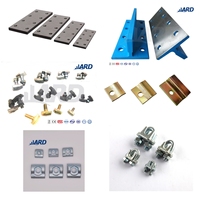 Kit de boulons de plaque de guidage en acier ARD T5/OEM pour rails de guidage d'ascenseur d'appartement - Design moderne, garantie de plus de 5 ans
