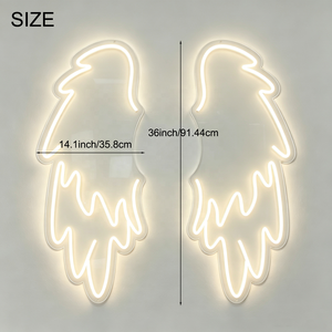 Ailes d'<span class=keywords><strong>ange</strong></span> néon LED flexibles en gros pour la décoration de mariage 2026 - Product Image 2