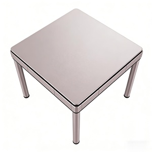 Machine à Mahjong Automatique en Métal, Table Familiale Moderne Carrée Multifonctionnelle pour 4 Joueurs, Design Moderne - Product Image 2