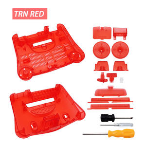 Nueva carcasa <span class=keywords><strong>de</strong></span> repuesto, caja transparente <span class=keywords><strong>de</strong></span> 11 colores, consola <span class=keywords><strong>de</strong></span> videojuegos Retro, funda translúcida, destornillador Compatible para N64 - Product Image 5