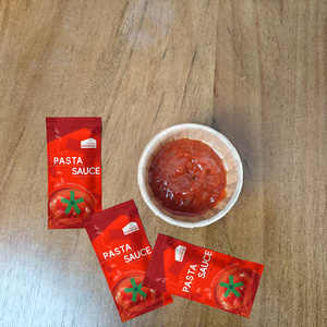 Ventas calientes Inicio Usado 30g Pureza Spaghetti Original Tomate Pasta Salsa Etiqueta privada Empaquetado en botellas a granel Sobres Cajas Tambores - Product Image 1