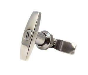 Stainless Steel Marine <b>T</b>-Handle Lock GH=18 <b>Keys</b> Cam Electrical Box Truck Door Locks Ship Yacht Boat Hardware Accessories Stainle - Product Image 4