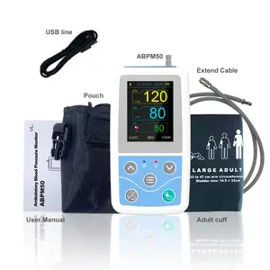CONTEC CE CONTEC ABPM50 Portabel Genggam 24 Jam Bp Elektronik Monitor Tekanan Darah Lengan Atas
