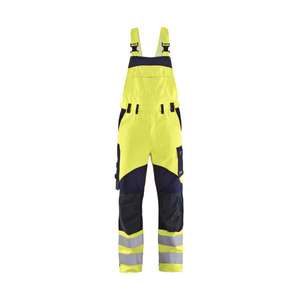 BLAKLADER - 288915123389D124 Multinorm inherent BIB Hi-vis Yellow/Navy Blue-EAN 7330509625750 FLAME RESISTANT WORKWEAR - Product Image 1