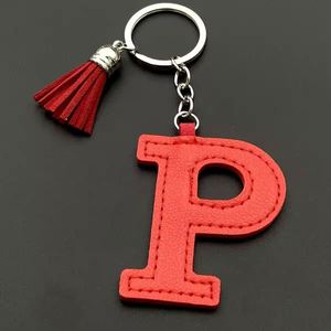 Nuevo Llavero de Cuero PU 2025 con Letras del Alfabeto, 26 Letras Inglesas, Llavero con Flecos de Cuero Coloridos, Colgante de Letra Individual Personalizado - Product Image 6