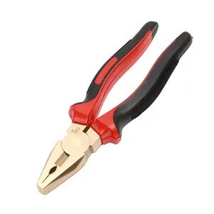 Non-sparking bronze aluminium combination pliers hand safety tools for oil station