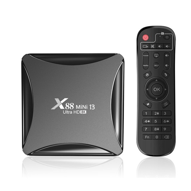 X88 mini 13 RK3528 Quad Core 8K Android 13.0 TV Box 2.4G/5G WiFi BT 5.0 100M With USB 3.0