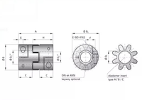 Accouplement élastique EK1 EK2 EKL EKH EK6 SP6 EK7 EKZ TX1