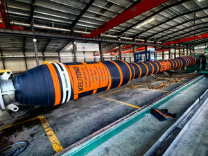 Tubo Flessibile Industriale Marino KLT con Rinforzo in Filo d'Acciaio, Gomma Flessibile per Ormeggio Offshore e Scarico di Petrolio Greggio - Product Image 5