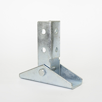 Base universelle d'accessoires de contreventement antisismiques en métal galvanisé par électro-placage à faible coût pour tuyaux