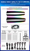 Kit d'éclairage d'ambiance intérieur LED 256 couleurs pour Audi A5 S5 B8 2009-2016 - Accessoires de bande lumineuse d'ambiance