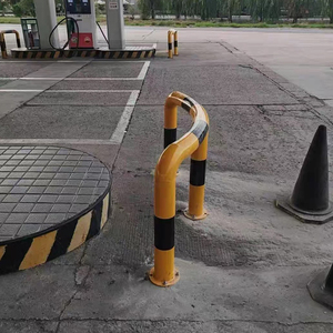 Barrière <span class=keywords><strong>de</strong></span> sécurité mécanique en forme <span class=keywords><strong>de</strong></span> L, s'adaptant parfaitement aux coins, protège les murs, barrière <span class=keywords><strong>de</strong></span> sécurité pour les zones <span class=keywords><strong>de</strong></span> stationnement mécaniques - Product Image 6