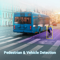 STONKAM OEM Elektronik Yan Ayna Sistemi Kayıtlı Araç Kör Nokta Monitörü Çift Lensli Bölünmüş Ekran Ticari Kamyon Otobüs için