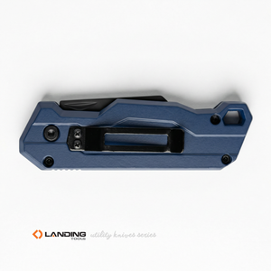 Couteau pliant multifonction robuste 521019 avec embouts de tournevis et lame en acier au carbone pour le bricolage professionnel et la découpe de boîtes - Product Image 2