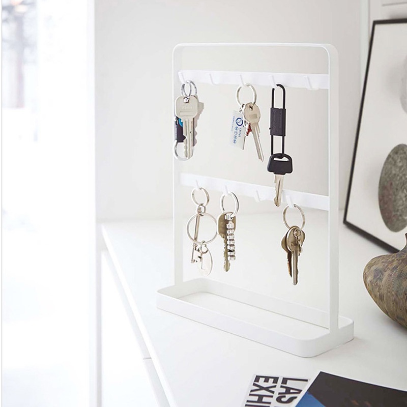 Iron Key Hook Storage Rack Doorway