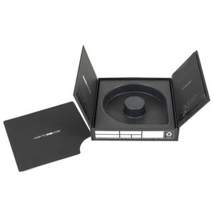 Cajas de Regalo de Cartón con Forma de Donut, Cajas de Embalaje de Productos Biodegradables Personalizadas con Doble Puerta y Logotipo Crown Win - Product Image 1