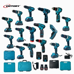 Bộ dụng cụ điện không dây Lithium-Ion mới năm <span class=keywords><strong>2025</strong></span> bán chạy nhất, kết hợp máy khoan và tua vít có và không có chổi than - Product Image 2