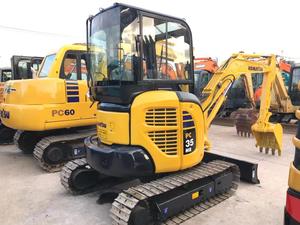 Mini-excavatrice de bonne qualité 3900 kg Komatsu Pc35 Pc40 modèle 2022, godet de 0,13 m, boîte de vitesses, moteur, pompe, d'occasion - Product Image 2