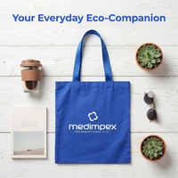 Sac de shopping en toile bleu marine à longue sangle, écologique, réutilisable, sac fourre-tout en coton personnalisé avec logo, directement de l'usine
