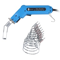 Couteau chauffant électrique portable pour la découpe de mousse, idéal pour les panneaux en mousse EPS, EPE, KT