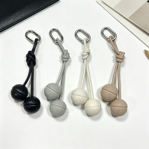 Creative Leather Gift Cherry Keychain Multi-color Pu Cartoon Fruit Cherry Metal Carabiner <b>Keyring</b> Phone Bag <b>Charms</b> Car Keychain - Product Image 1