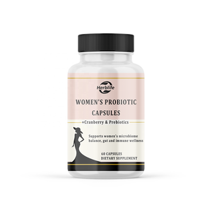 Capsules de Probiotiques pour Femmes Marque Blanche OEM - 10 Milliards d'UFC avec Canneberge et Prébiotiques pour la Santé de la Flore Urinaire et Intime - Product Image 1