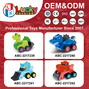 Jouets Lucky Toys : Voitures à inertie dinosaures pour bébés, véhicules de construction de dessin animé pour enfants, idéales pour jouer en intérieur - Product Image 6