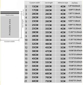 Sacs d'expédition en polyéthylène à fermeture automatique avec logo personnalisé, sacs d'expédition express, sacs en plastique pour les courses, les supermarchés, les vêtements - Product Image 6