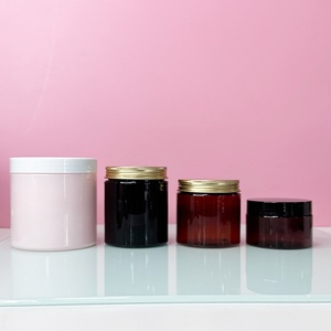 Pot en PET transparent à large ouverture personnalisé de 16 oz, 32 oz, 500 ml, 1000 ml avec couvercle en aluminium, contenants en plastique pour aliments, pot à salade - Product Image 4