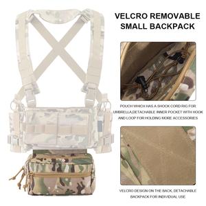 Nylon Fabric Chest Rig Vests with Magazine Pouch for Outdoor Training & <b>Security</b> Activities Tactical Personal Defense <b>Equipment</b> - Product Image 4